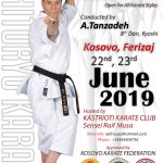 Kosovo Karate Seminar with Sensei Tanzadeh Shitoryu Karate 8th Dan, Kyoshi